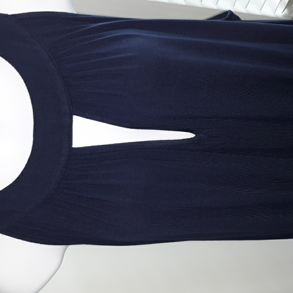 New York & Co. Navy Blue Maxi Dress Size XL - Picture 5 of 10